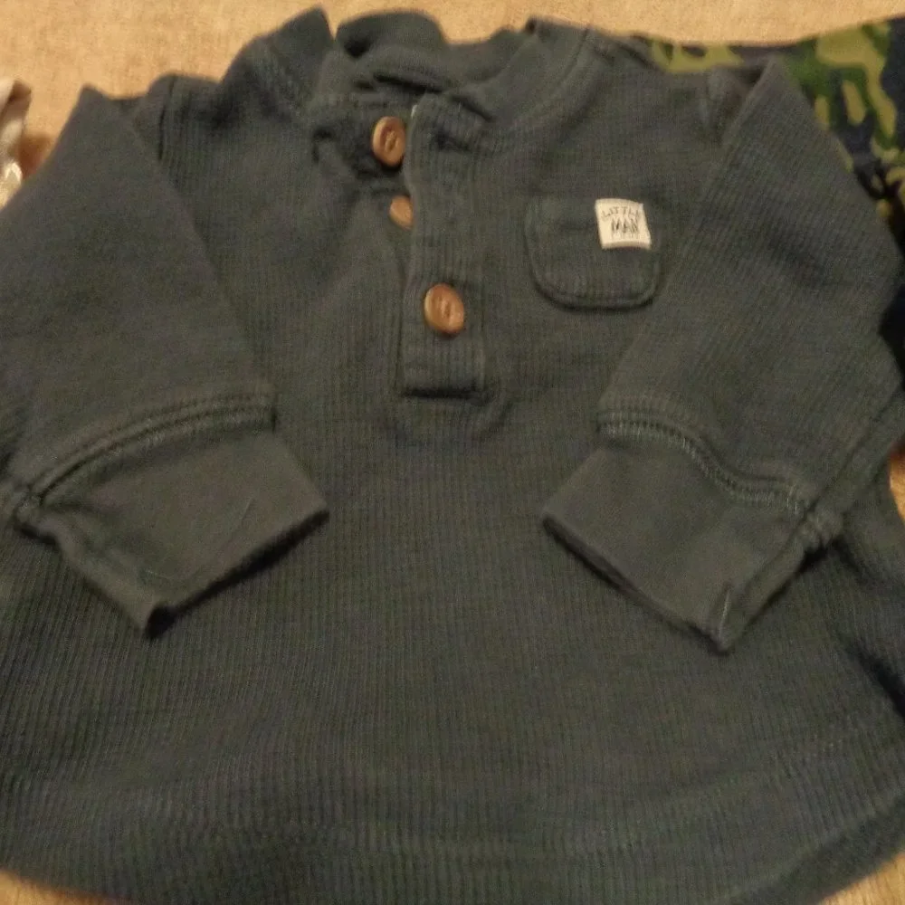 BOYS BABY BUNDLE OF 4, A CAMOFLAUGE HOODIE